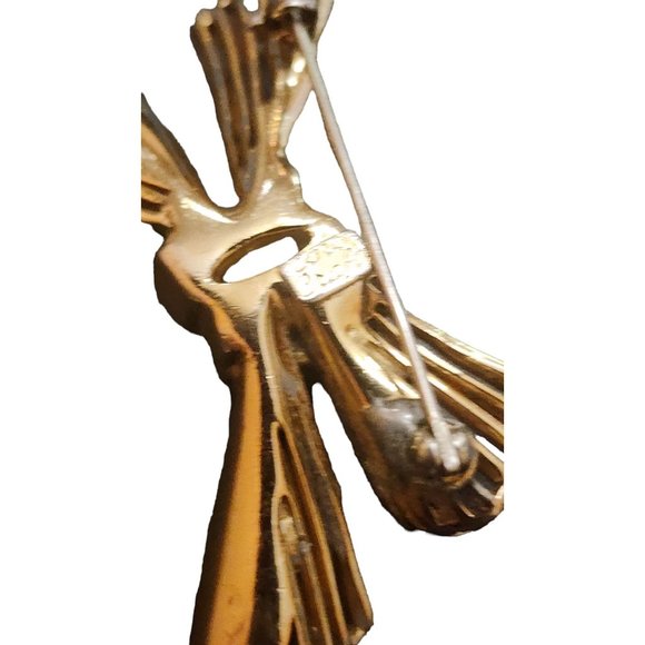 Vintage Signed Coro Craft Sterling Bow Brooch (A2865) - Picture 6 of 8